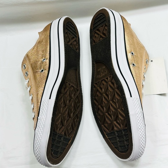 😁SOLD😁 Converse Men’s Metallic Rose Gold Sneakers Sz 11.5 - Picture 9 of 9